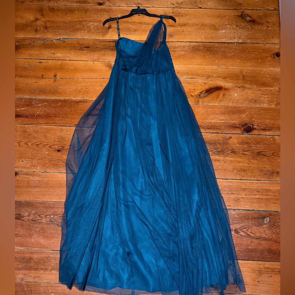 Alfred Angelo Deep Blue Ling Bridesmaids Dresses (2)